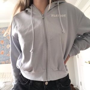 Playboy Babe Zip Up Hoodie